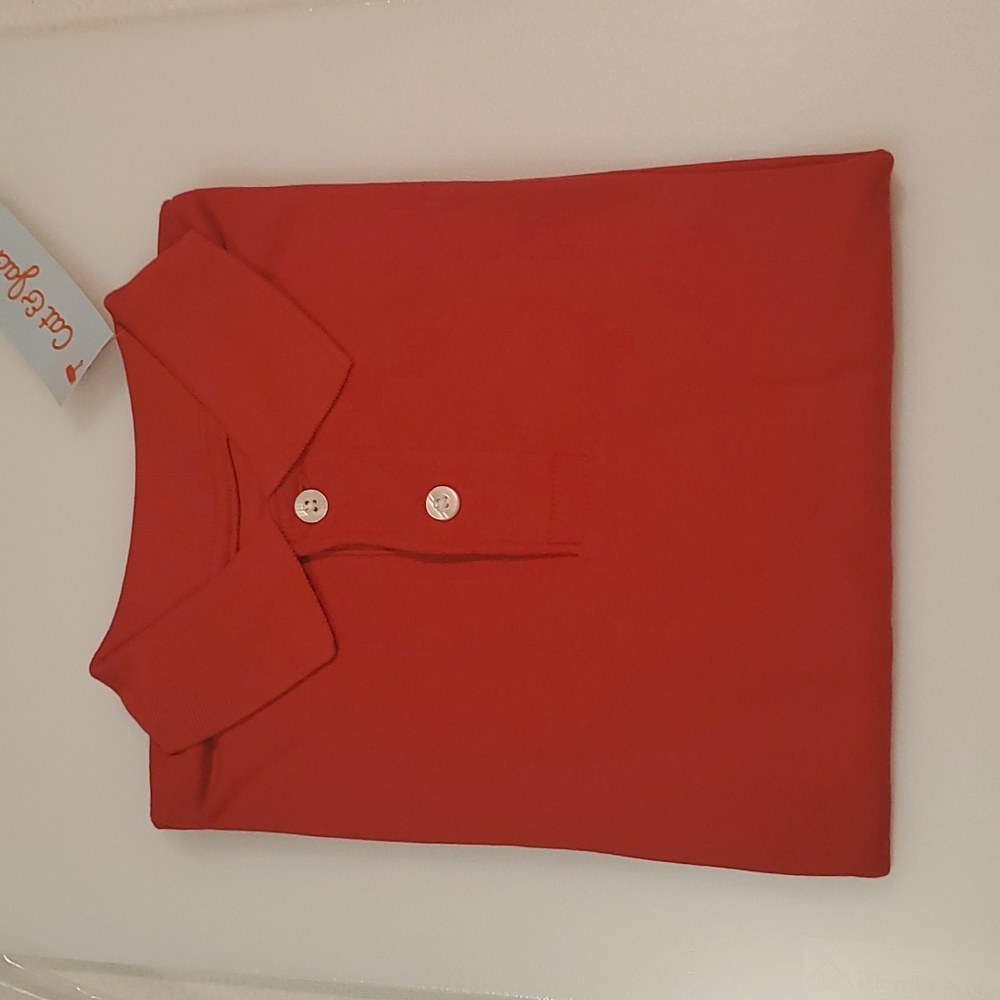 Long Sleev Red Polo shirt size M (8/10)